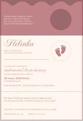 Zaproszenia Klaudia - wzór 6