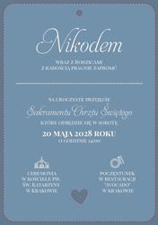 Zaproszenia Nela - wzór 2