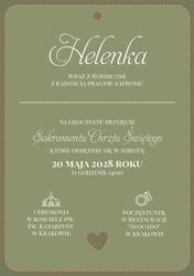 Zaproszenia Nela - wzór 4