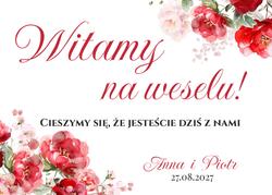 Tablica powitalna Amber - wzór 1
