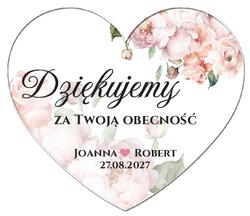 Magnesy z podziękowaniem Amber - wzór 2