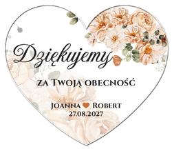 Magnesy z podziękowaniem Amber - wzór 4