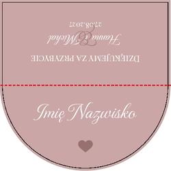 Winietki na stół - Penelopa - Nancy - Ariela - wzór3