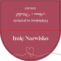 Winietki na stół - Penelopa - Nancy - Ariela - wzór8
