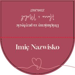 Winietki na stół - Penelopa - Nancy - Ariela - wzór8