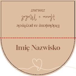 Winietki na stół - Penelopa - Nancy - Ariela - wzór10
