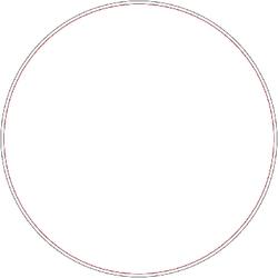 Naklejka - własny projekt - koło 90mm
