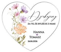 Magnesy z podziękowaniem Fiorella - wzór 2