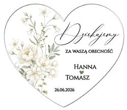 Magnesy z podziękowaniem Fiorella - wzór 3
