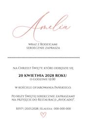 Zaproszenia Gwen - wzór 1