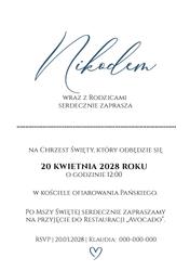 Zaproszenia Gwen - wzór 2