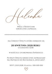 Zaproszenia Gwen - wzór 3