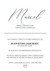 Zaproszenia Gwen - wzór 4
