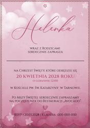 Zaproszenia Sona - wzór 1