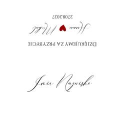 Winietki na stół Dakota - wzór 5