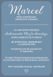 Zaproszenia Maja - wzór 2