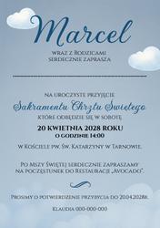 Zaproszenia Klara - wzór 4