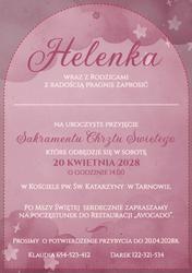 Zaproszenia Erin - wzór 2