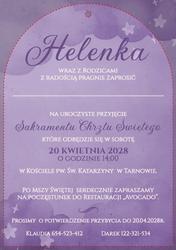 Zaproszenia Erin - wzór 3