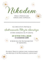 Zaproszenia Mirela - wzór 2