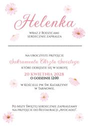 Zaproszenia Mirela - wzór 4