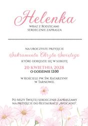Zaproszenia Mirela - wzór 5