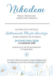 Zaproszenia Mirela - wzór 6