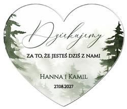 Magnesy z podziękowaniem Daniela - wzór 3