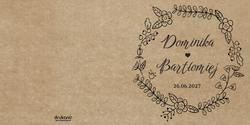 Zaproszenia Nastia - wzór 10 prz&oacute;d