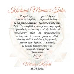 Pudełko z podziękowaniem - wzór 20