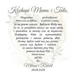 Pudełko z podziękowaniem - wzór 24