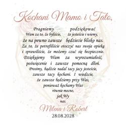 Pudełko z podziękowaniem - wzór 25