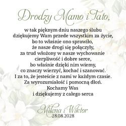 Pudełko z podziękowaniem - wzór 31