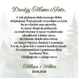 Pudełko z podziękowaniem - wzór 33