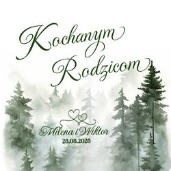 Pudełko z podziękowaniem - wzór 34
