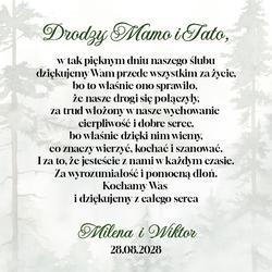 Pudełko z podziękowaniem - wzór 34