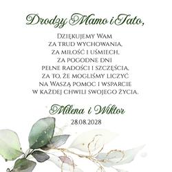 Pudełko z podziękowaniem - wzór 35