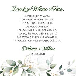 Pudełko z podziękowaniem - wzór 36