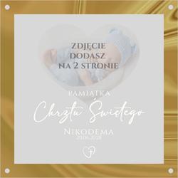 Pamiątka Chrztu Świętego - wzór 2
