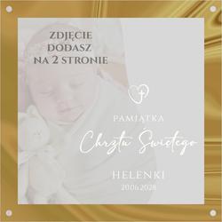 Pamiątka Chrztu Świętego - wzór 8