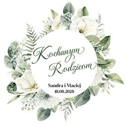 Pudełko z podziękowaniem - wzór 34