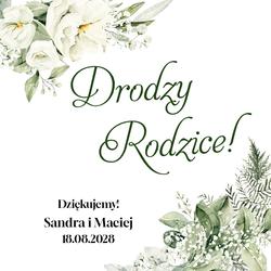 Pudełko z podziękowaniem - wzór 35