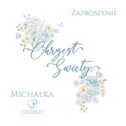Zaproszenie dla Rodziców Chrzestnych - wzór 2