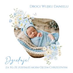 Zaproszenie dla Rodziców Chrzestnych - wzór 2