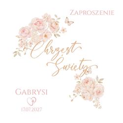 Zaproszenie dla Rodziców Chrzestnych - wzór 5