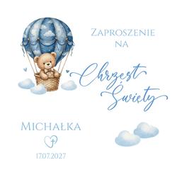 Zaproszenie dla Rodziców Chrzestnych - wzór 6