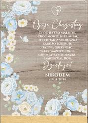 Podziękowania dla Rodziców Chrzestnych - wzór 2