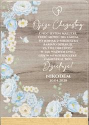 Podziękowania dla Rodziców Chrzestnych - wzór 2