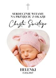 Tablica powitalna ze zdjęciem - wzór 5