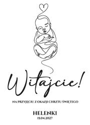 Tablica powitalna - wzór 1